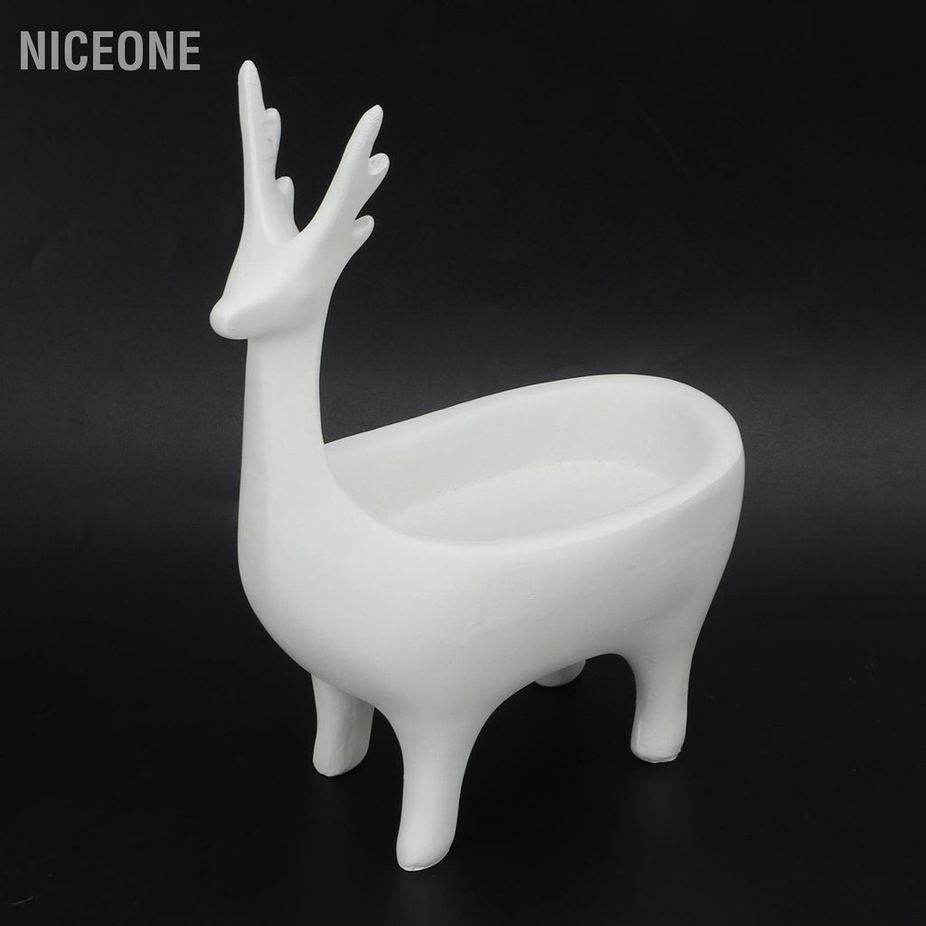 Hàng HOT NiceOne Hươu Dễ Thương Trang Trí Đồ Trang Trí Nhà Phòng Khách Cửa Hiên Kệ Móc Chìa Khóa Bắc Âu Hộp Bảo Quản Đơn Giản