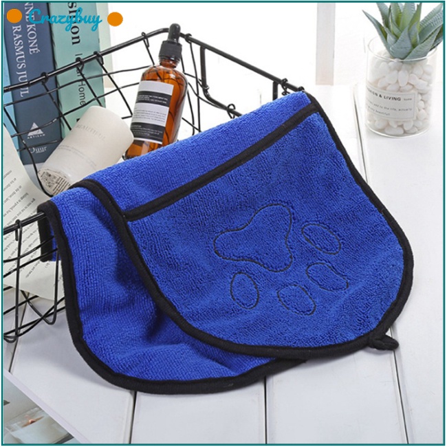 Khăn Tắm Cho Thú Cưng Chất Liệu Microfiber Kích Thước 23 * 65cm