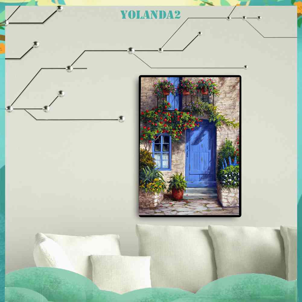 Tranh Đính Đá Kim Cương Toàn Bộ 5D DIY Hình Vẽ Vườn Hoa