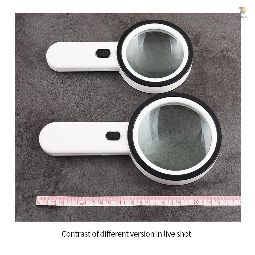 Kính Lúp Cầm Tay Độ Nét Cao 30X Có Đèn 13X Dùng Sửa Chữa Điện Thoại Bản Đồ Trang Sức