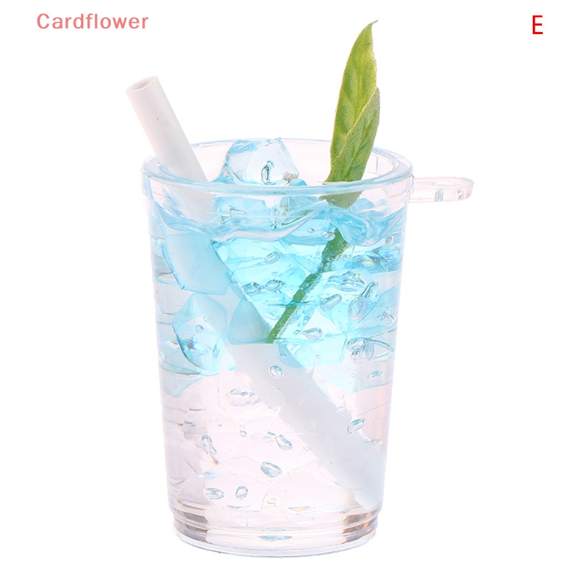 1 Đồ trang trí Ly Nước Đá Mini Dạ Quang Trang Trí Nhà Búp Bê Mới