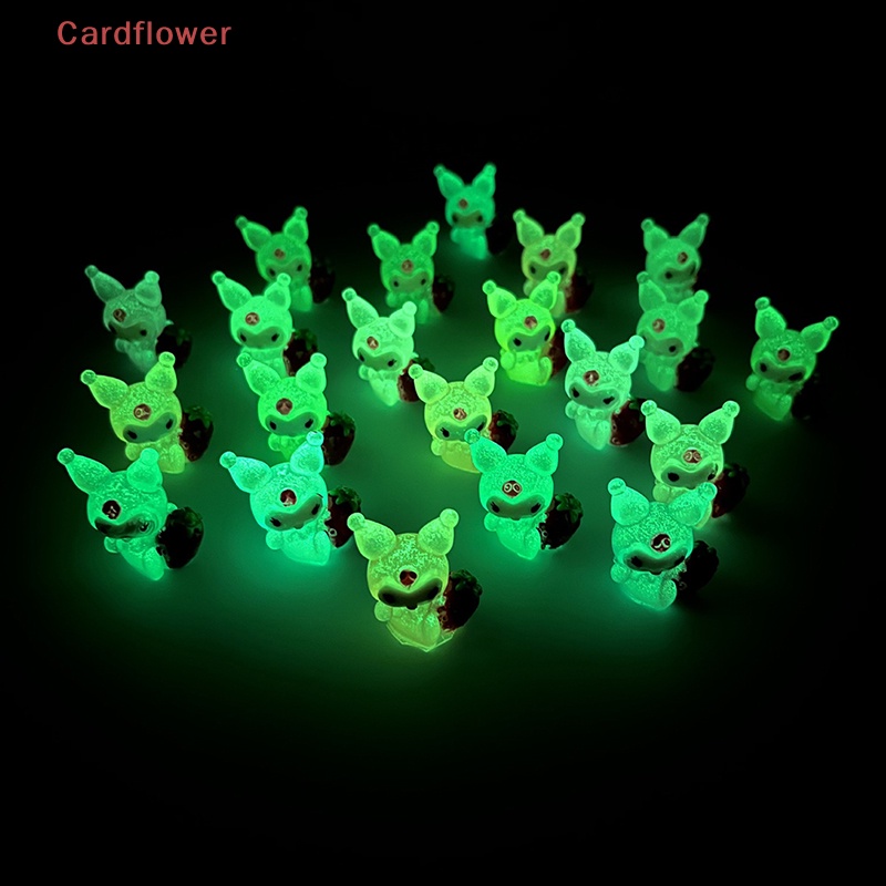 Bộ 2 Tượng Kuromi Mini Phát Quang Trang Trí Xe Hơi Mới