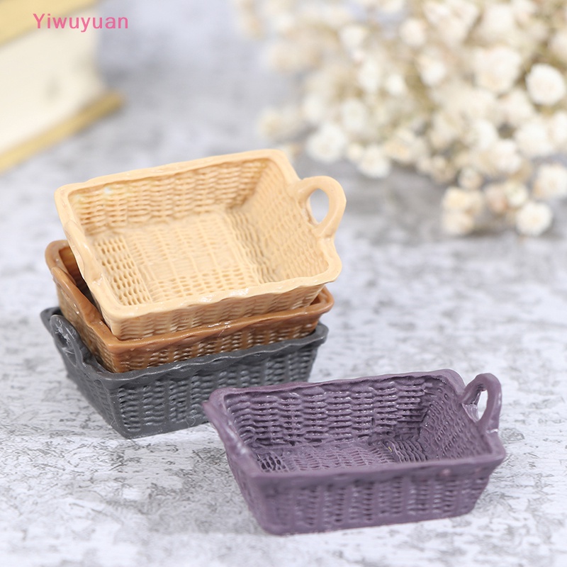 Giỏ NhựA Mini Đồ Chơi Cho Nhà BúP Bê Tỷ Lệ 1 / 12 MớI