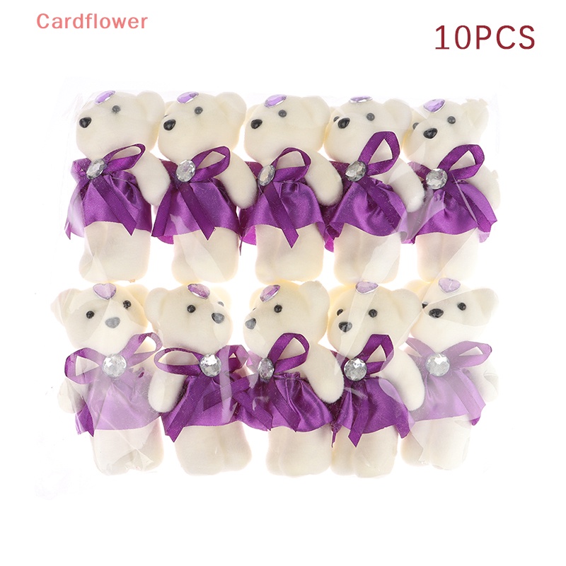 Bộ 10 Gấu Bông 12cm Trang Trí Tiệc Mới