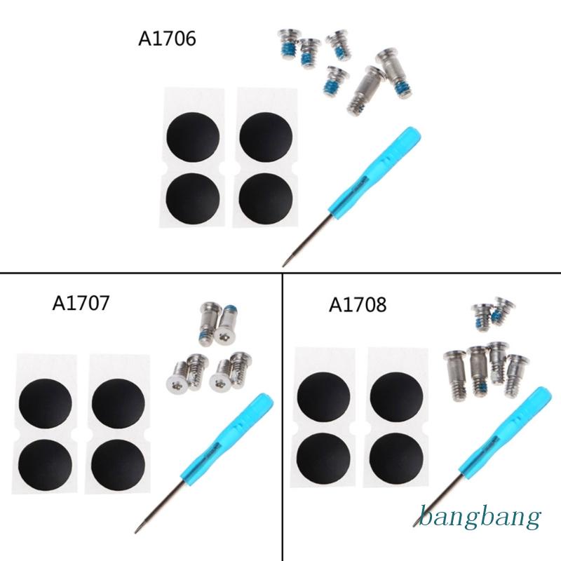 Bộ Ốc Vít Bọc Đáy Kèm Đệm Chân Cho Pro Retina 13 "15" A1706 / 07 / 08