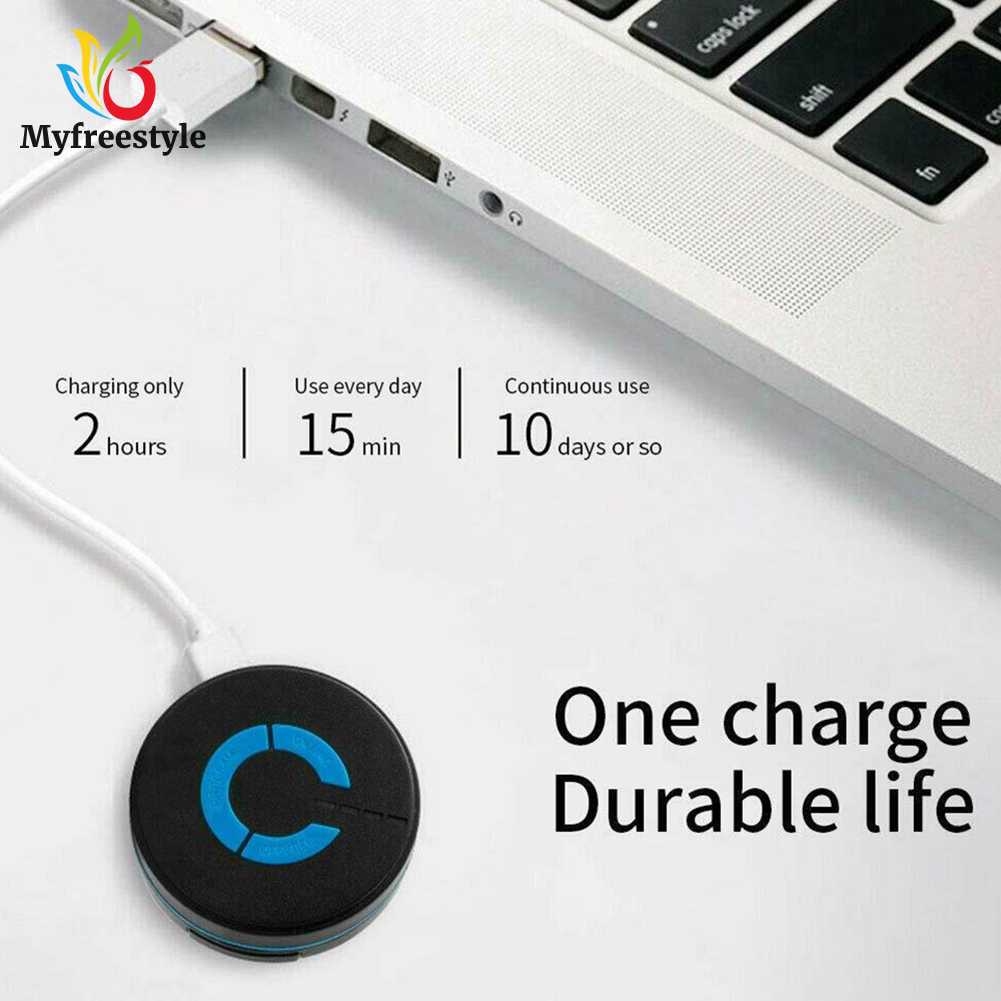 Máy mát xa cổ cổ mini EMS Miếng dán mát xa cổ tử cung (Loại pin)