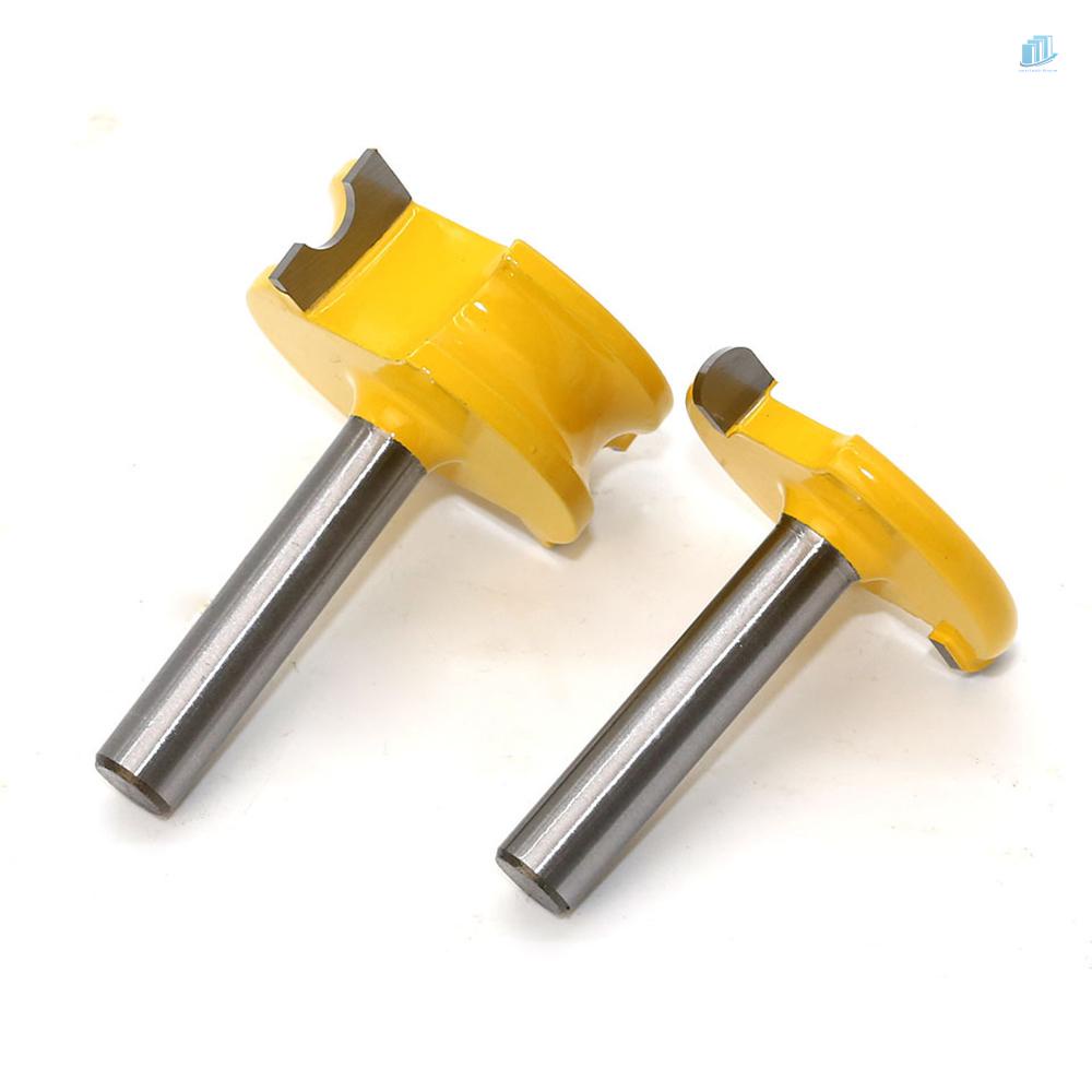 Bộ 2 Mũi Phay Cắt Gỗ Hình Chữ T 1 / 2-inch Chuyên Dụng