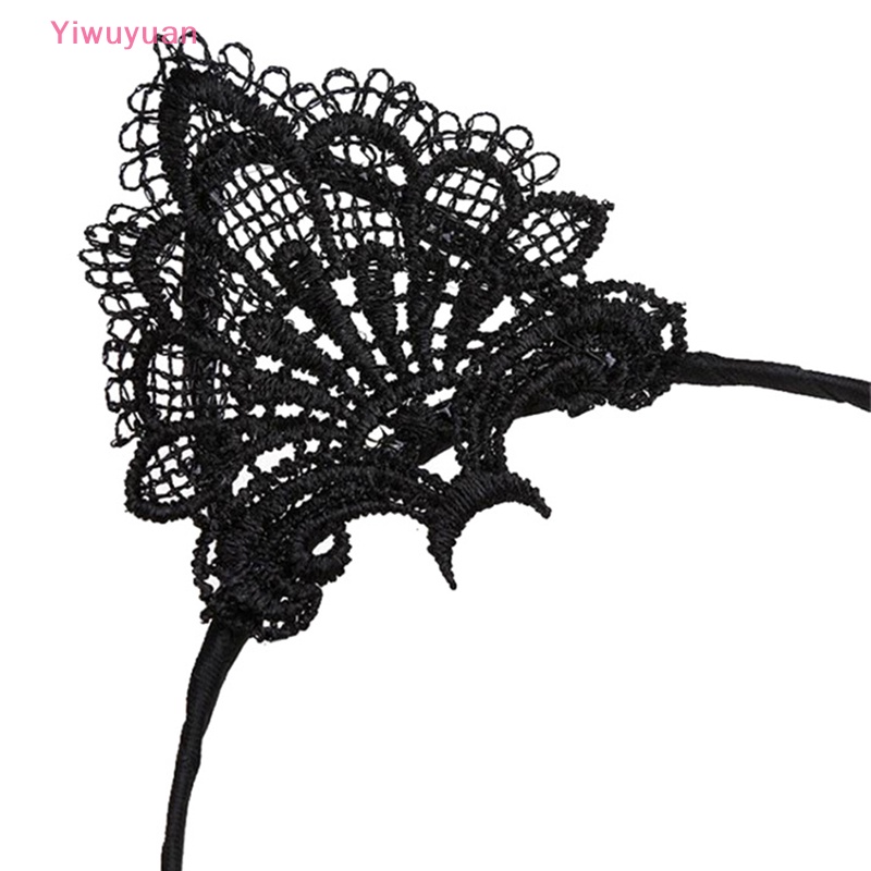 Cài Tóc Tai Mèo Phối Ren Thời Trang Cho Nữ