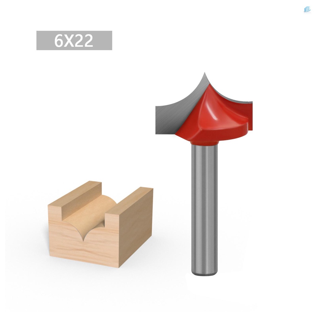 Bộ Định Tuyến Cạnh Tròn 6mm 22mm (s2mwvn) Cho Máy Phay