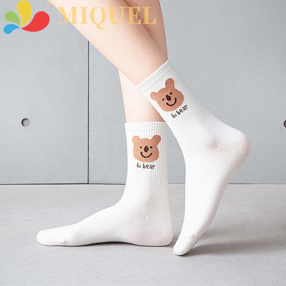 Đôi Vớ Thể Thao Phong Cách Hip Hop Harajuku Nhật Bản Họa Tiết Thỏ Cho Nữ