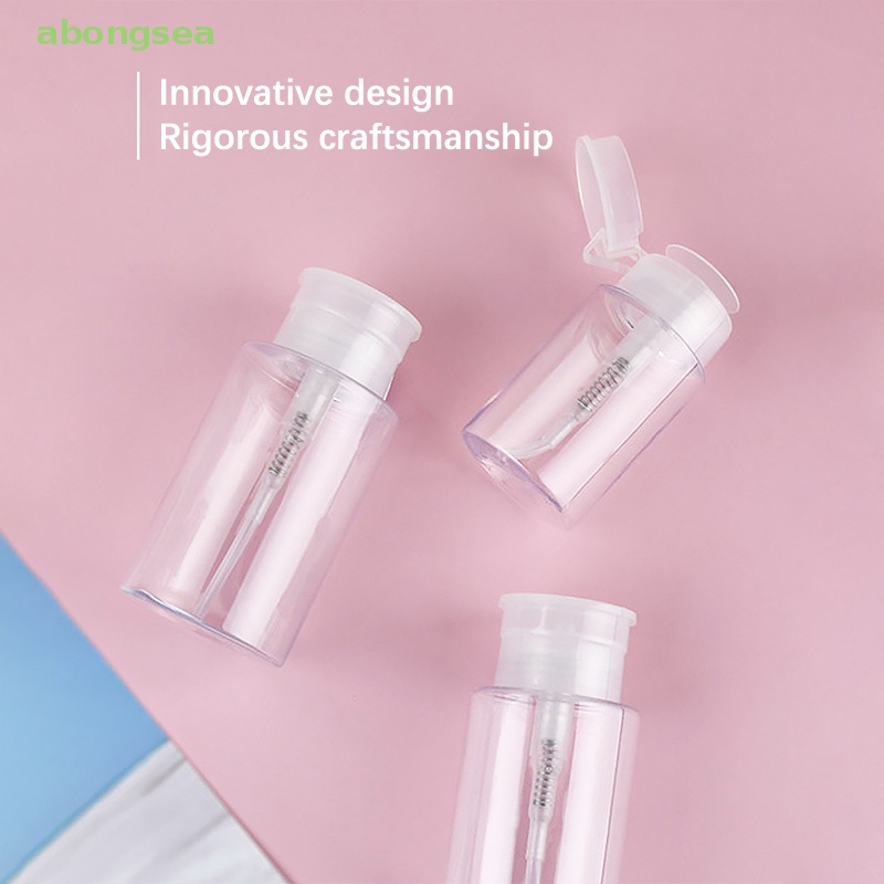 Chai Nhựa Rỗng Đựng Dung Dịch Tẩy Sơn Móng Tay 100ml 200ml Du Lịch Tiện Lợi