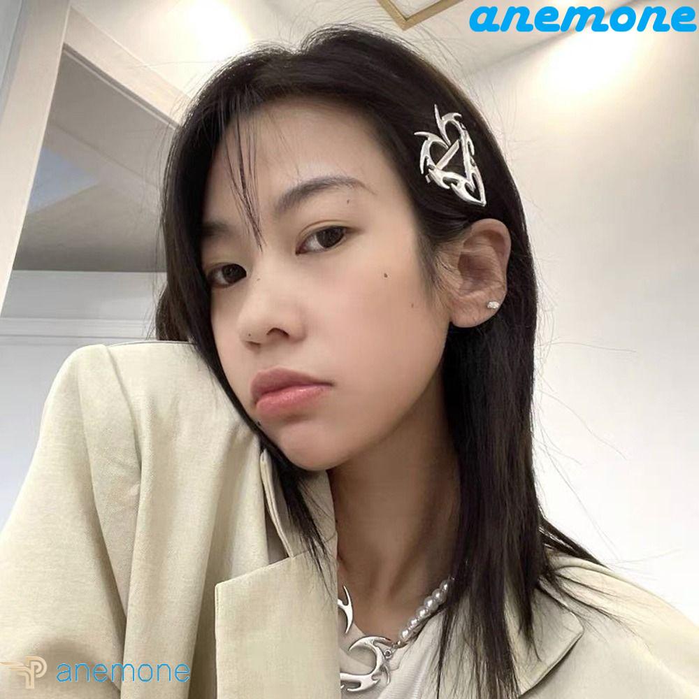Kẹp Tóc Hình Trái Tim Phong Cách Punk Thời Trang Cho Nam Và Nữ