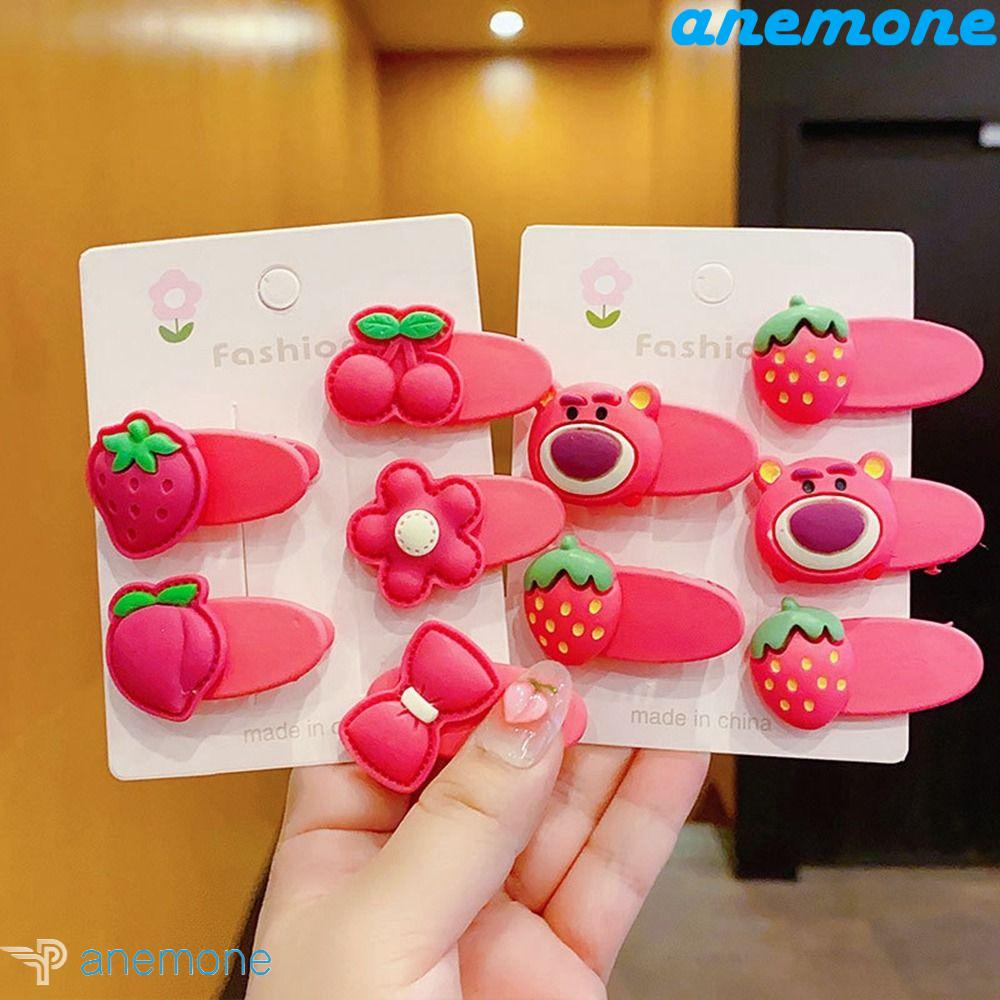 Kẹp Tóc Nơ Màu Sắc Kẹo Ngọt Xinh Xắn Cho Bé Gái