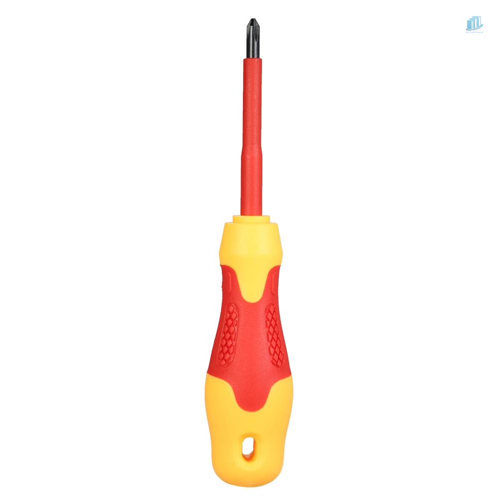 Bộ 10 Tuốc Nơ Vít Cách Điện 1000V Có Rãnh Và Đầu Nam Châm Mềm Dùng Sửa Chữa Điện