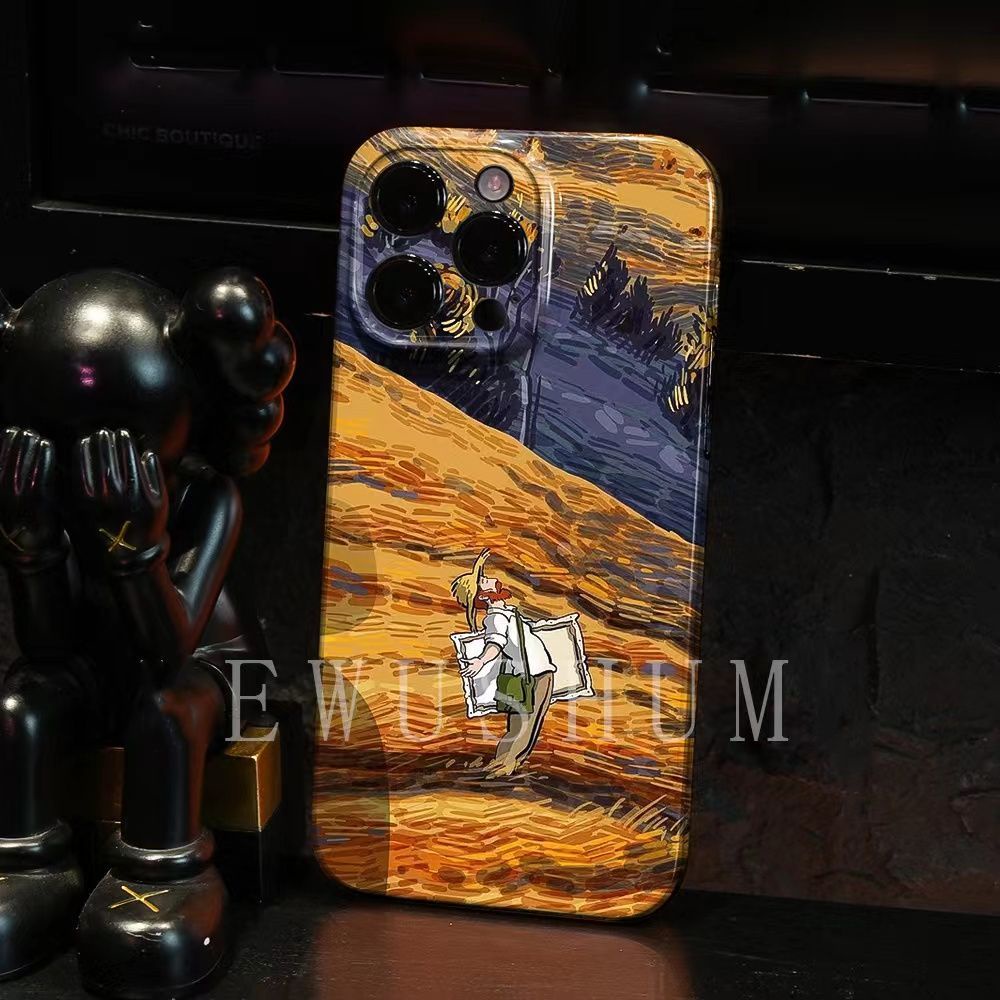 Ốp Điện Thoại In Hình Tranh Sơn Dầu Van Gogh 13iPhone Max Max 78111214Ốp Điện Thoại Họa Tiết Graffiti Độc Đáo Cho Apple Xnsjj