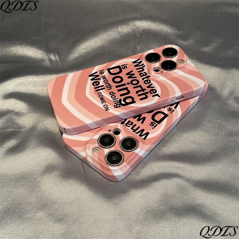 Ốp Điện Thoại Cứng Họa Tiết Trái Tim Màu Hồng Xinh Xắn Cho Apple 14pro 78Piphone13In 11 max V6B3