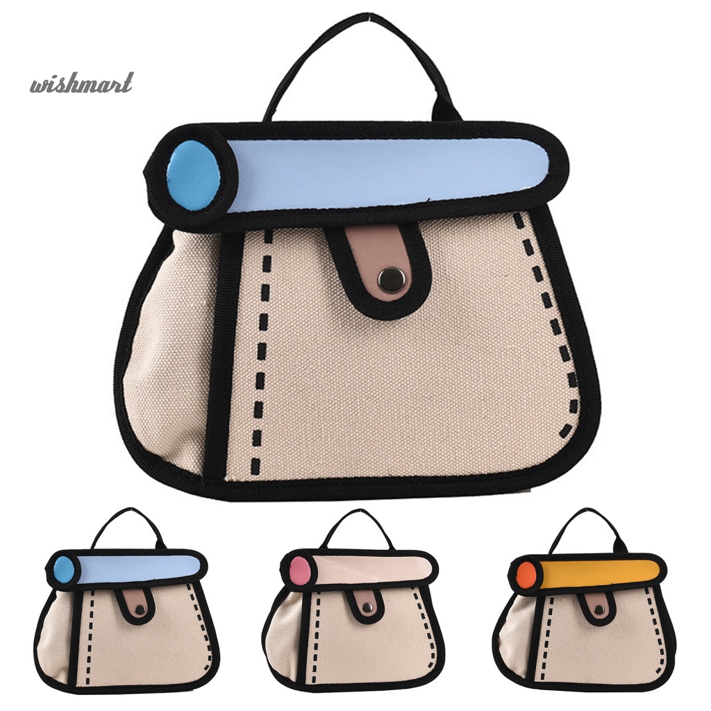 Túi Xách Đeo Chéo Trọng Lượng Nhẹ Có Tay Cầm Dành Cho Nữ Thanh Thiếu Niên [WM]