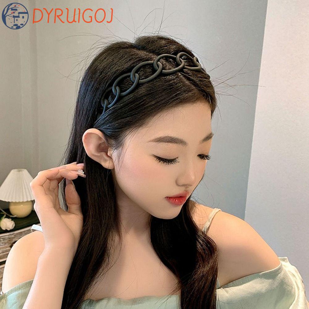 Băng đô cài tóc rửa mặt Răng Cưa Chống Trượt Màu Sắc Ngọt Ngào Phong Cách Hàn Quốc Cho Nữ