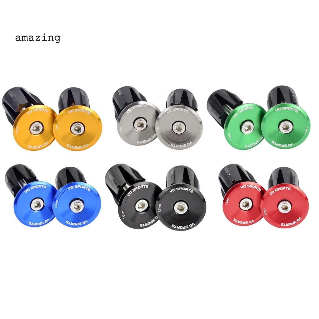 1 Cặp Nút Chặn Tay Lái Xe Đạp Gọn Nhẹ Dễ Lắp Đặt