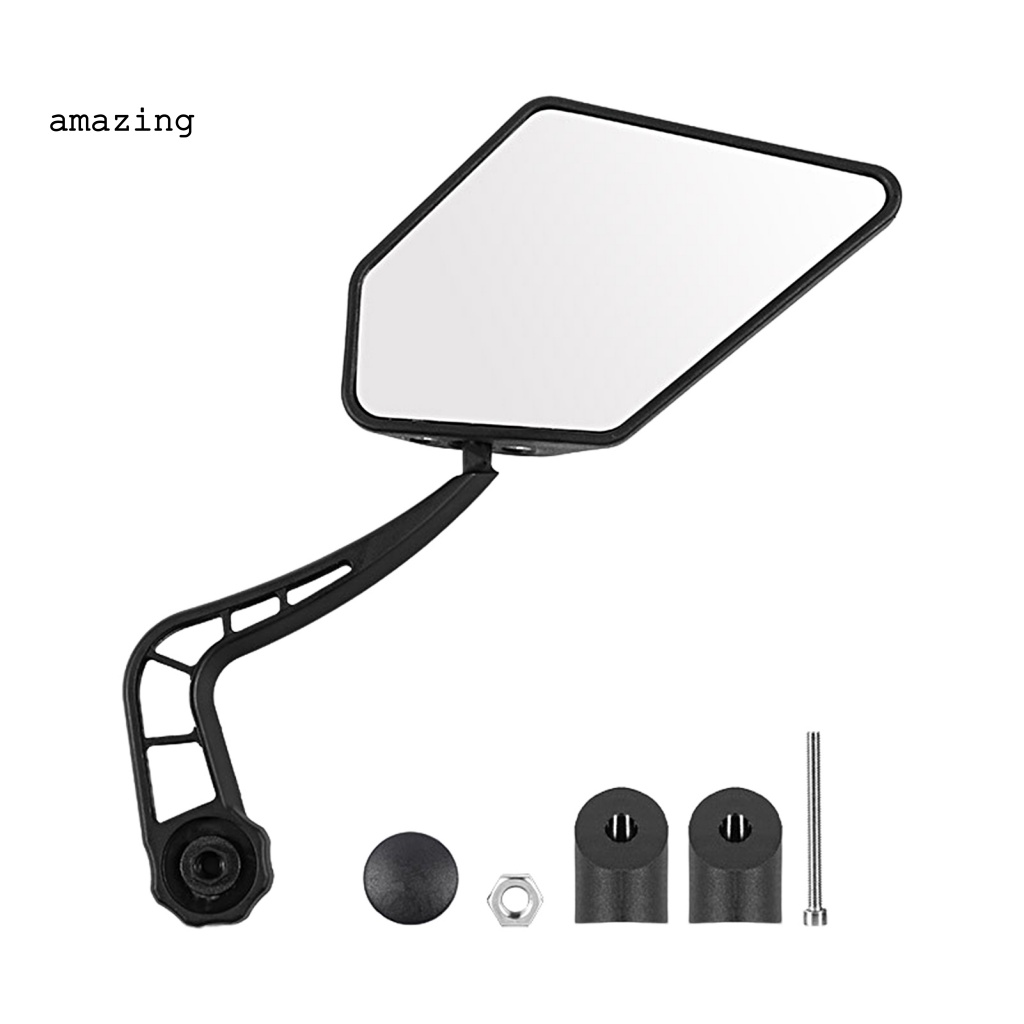 1 Bộ Gương Chiếu Hậu Vỏ PC Phản Quang Chống Mòn Xoay Được Dành Cho Xe Đạp MTB