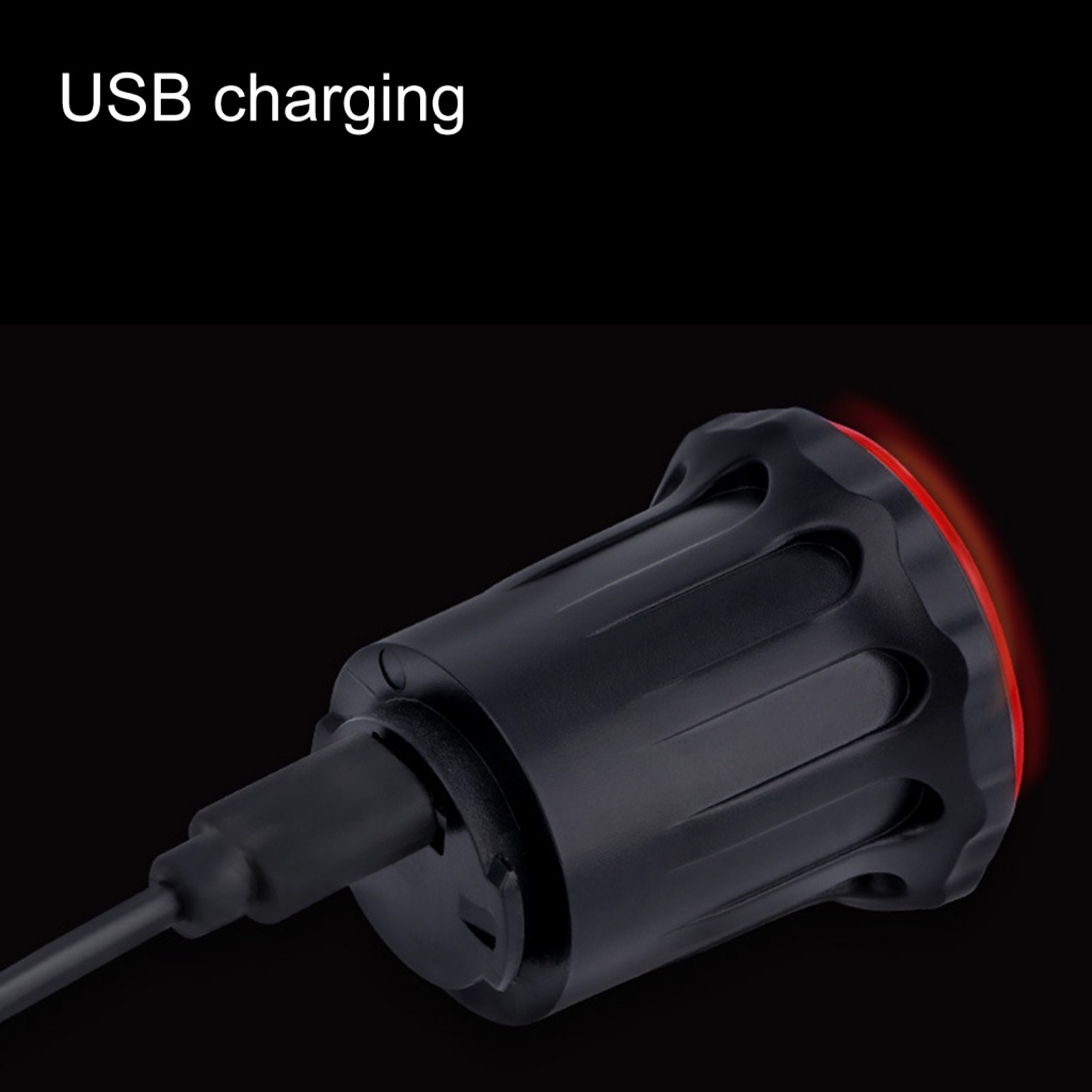 Đèn Gắn Đuôi Xe Đạp Sạc Cổng USB Chống Mài Mòn