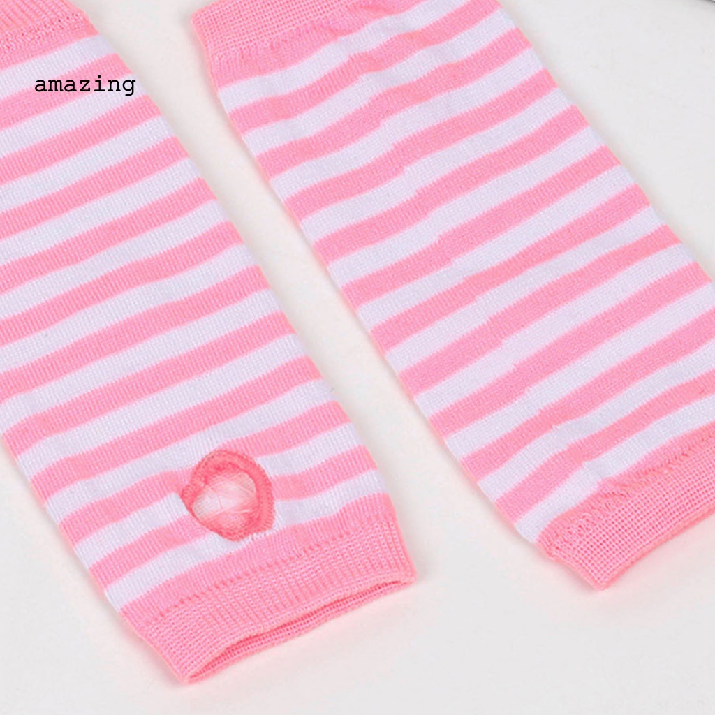 1 Đôi Găng Tay Dệt Kim Hở Ngón Thời Trang Unisex