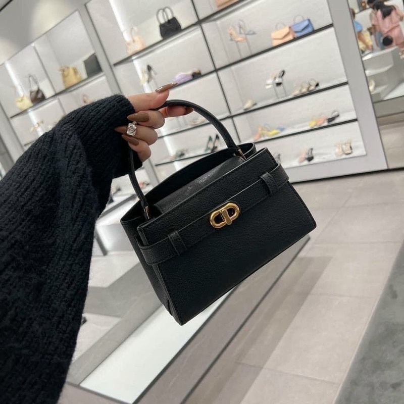 CNK Túi xách nữ mùa Xuân Hè đeo vai hoặc đơn vai dây khóa kim loại nhỏ công việc hàng ngày CK2-50160102