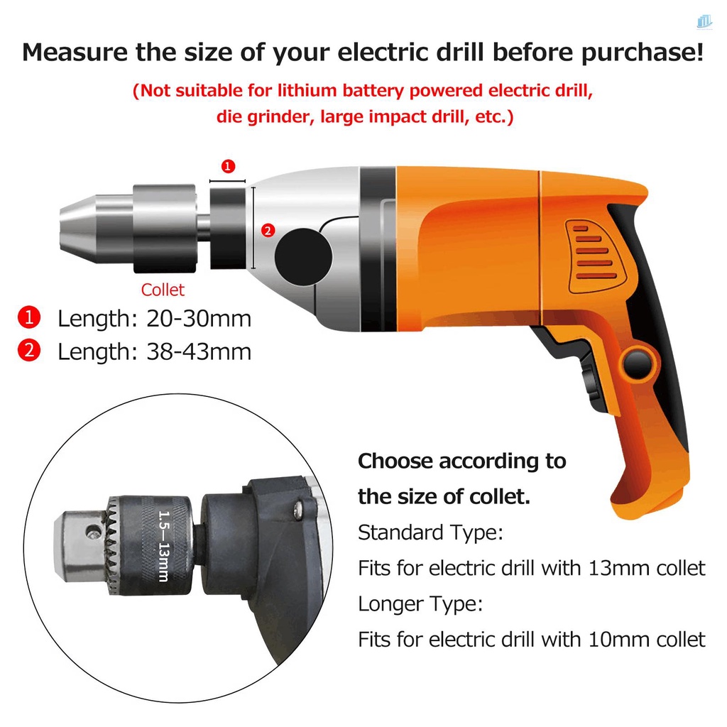 Giá Đỡ Máy Khoan Cắt / Đánh Bóng Điện Tử 13mm + 2 Chìa Vặn Đai Ốc