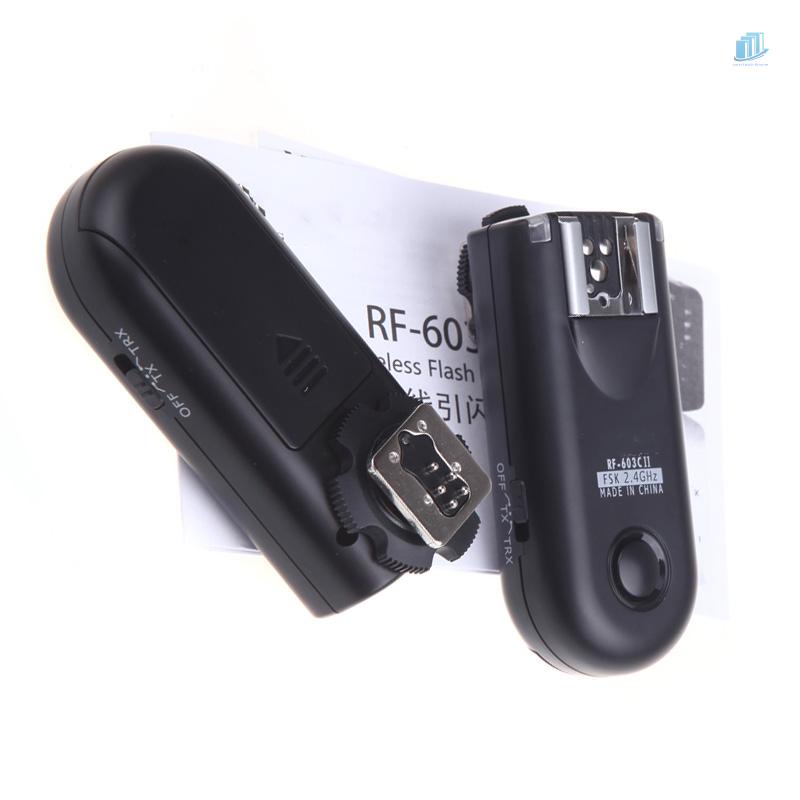 Điều Khiển Đèn Flash Từ Xa Không Dây smartwatchinone RF-603C II C3 C3 Thay Thế Cho 5D 1D 50D