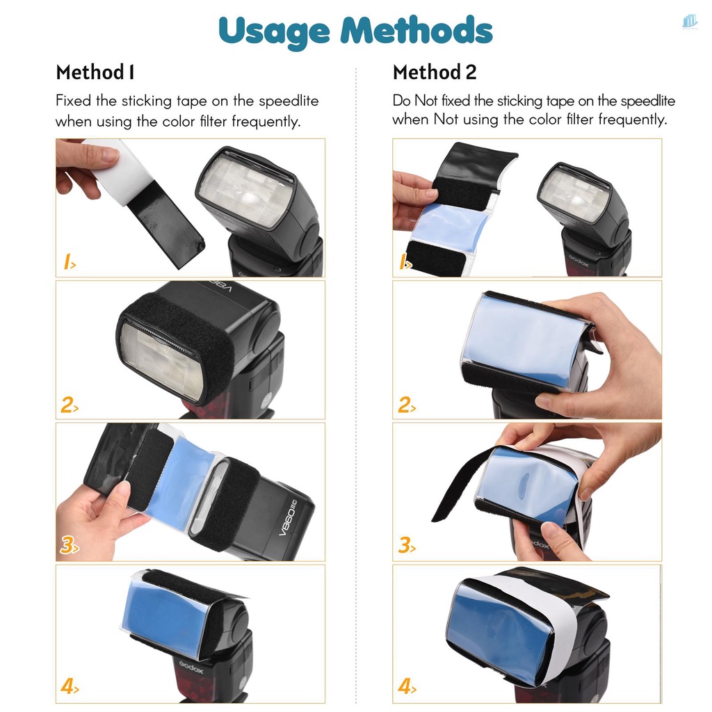 Bộ 12 Tấm Lọc Tia Sáng Màu Thông Dụng Cho Camera