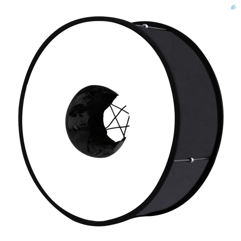 Hộp Khuếch Tán Ánh Sáng Flash Hình Tròn 450mm PULUZ 450mm Mềm Có Thể Gập Lại Cho Đèn Flash Chụp Ảnh