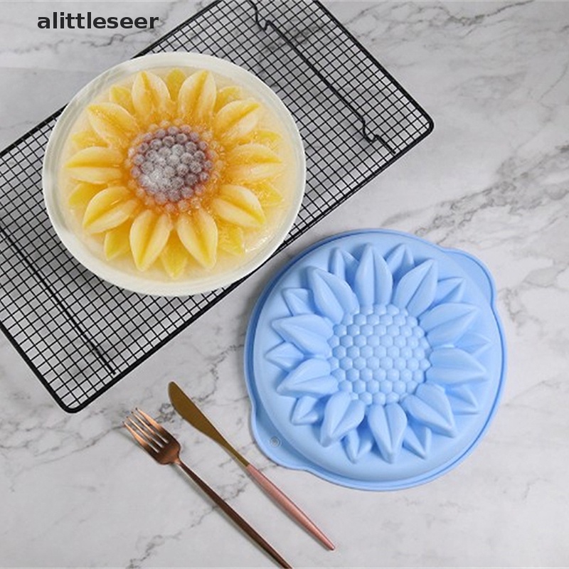 1 Khuôn Bánh Bằng Silicone Hình Hoa Hướng Dương DIY