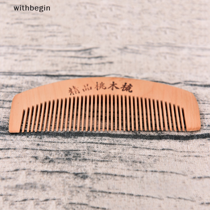 Lược Gỗ Chải Râu Mát Xa Da Đầu Tiện Dụng