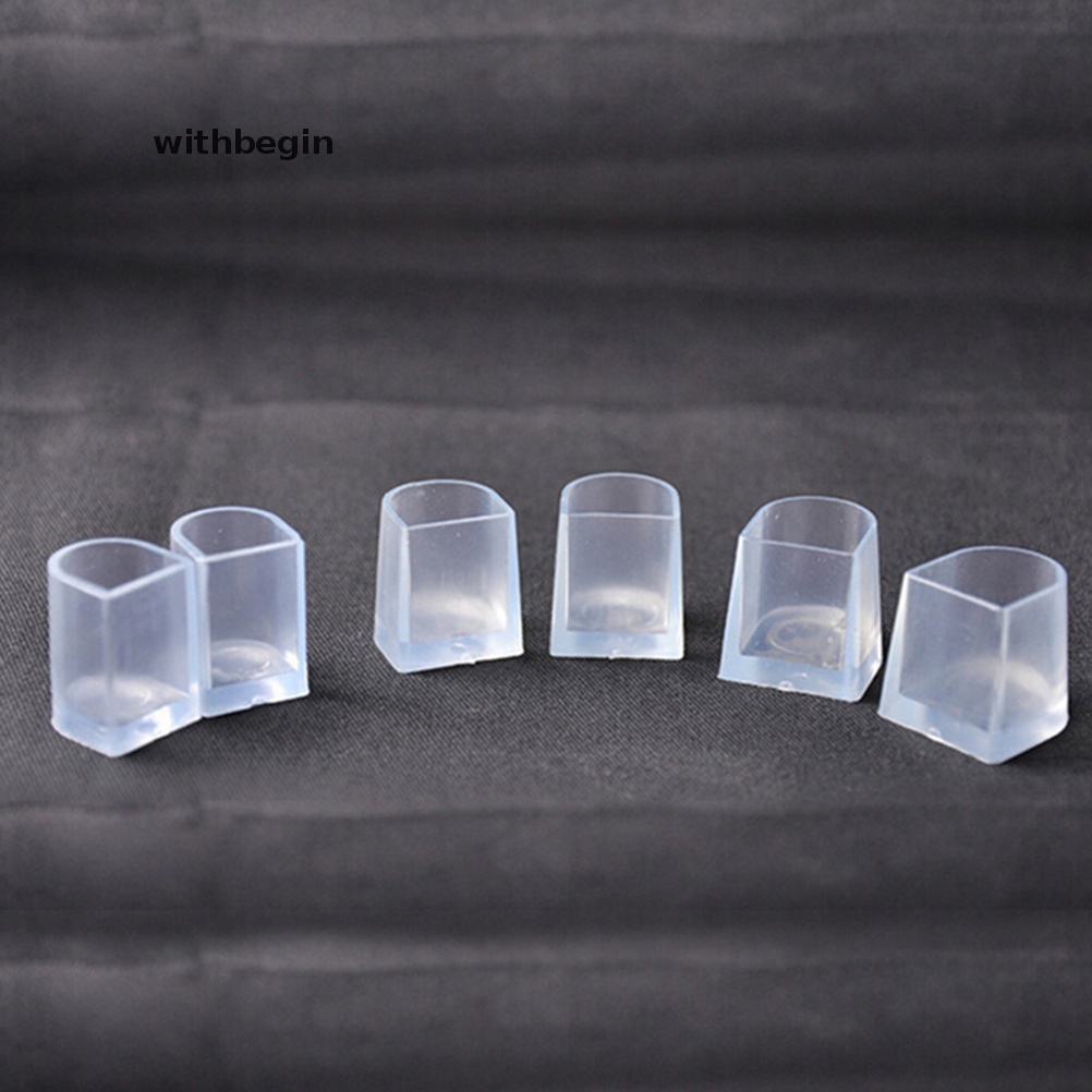 1 Cặp Vỏ Bọc Gót Giày Cao Gót Trong Suốt