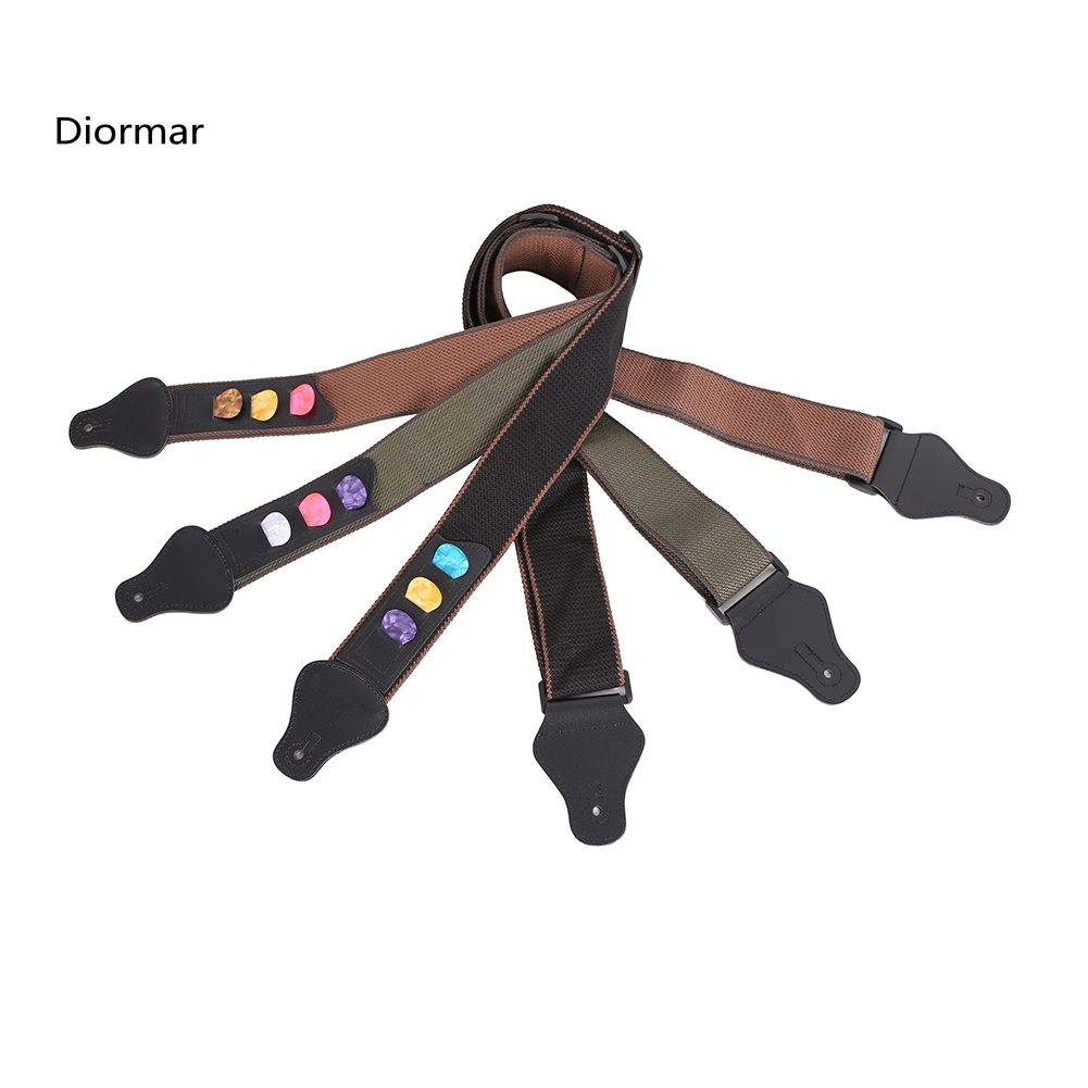 Dây Đeo Vai Có Thể Điều Chỉnh Được Kèm 3 Miếng Gảy Đàn Guitar