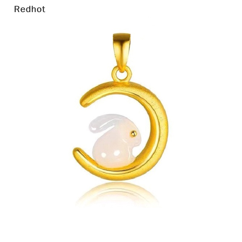 < Redhot > Vòng Cổ Choker Mặt Hình Thỏ Mặt Trăng Thời Trang Cá Tính Dành Cho Nữ