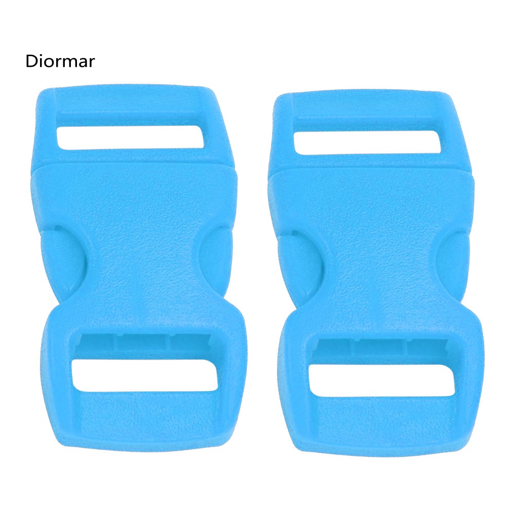 Set 24 Khóa Dây Nhựa Nhiều Màu Sắc Tháo Gỡ Nhanh Đeo Cổ Áo Vòng Tay DIO