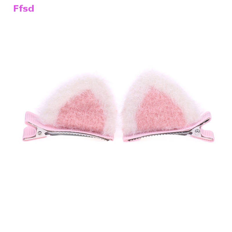 {Ffsd} Kẹp Tóc Trang Trí Hình Tai Thỏ Bằng Lông Nhung Ngọt Ngào Dành Cho Trẻ Em * Bán Chạy