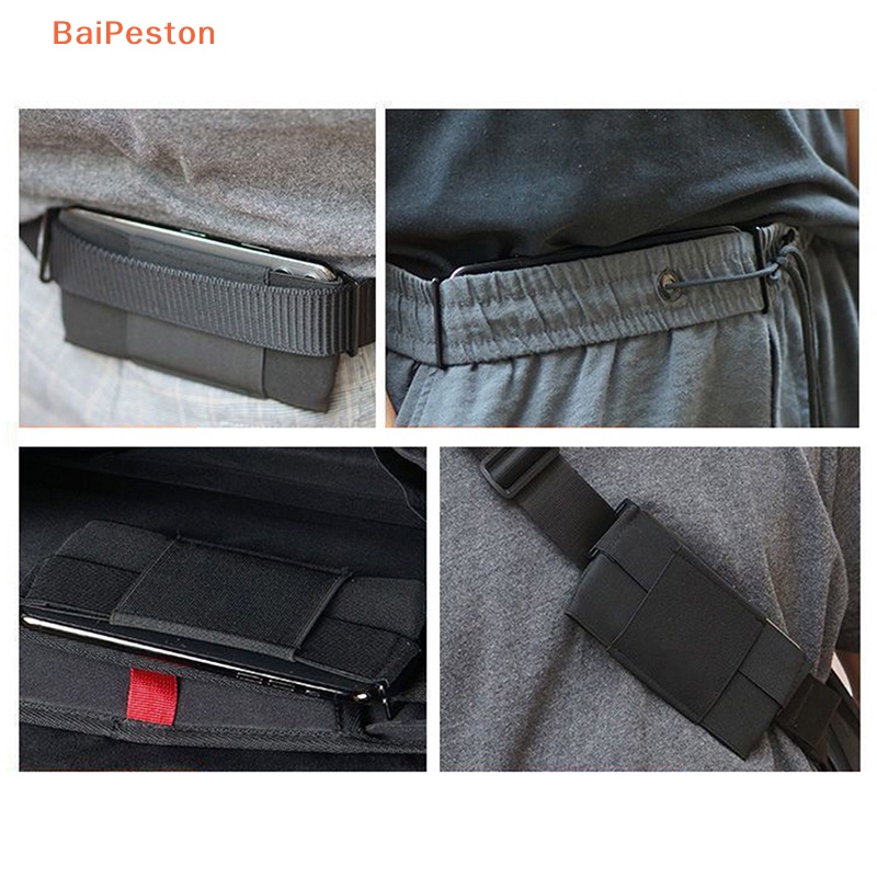 [BaiPeston] Túi Đeo Hông Mini Đựng Điện Thoại Thẻ Chìa Khóa Thể Thao Ngoài Trời Mini Sacs Fanny