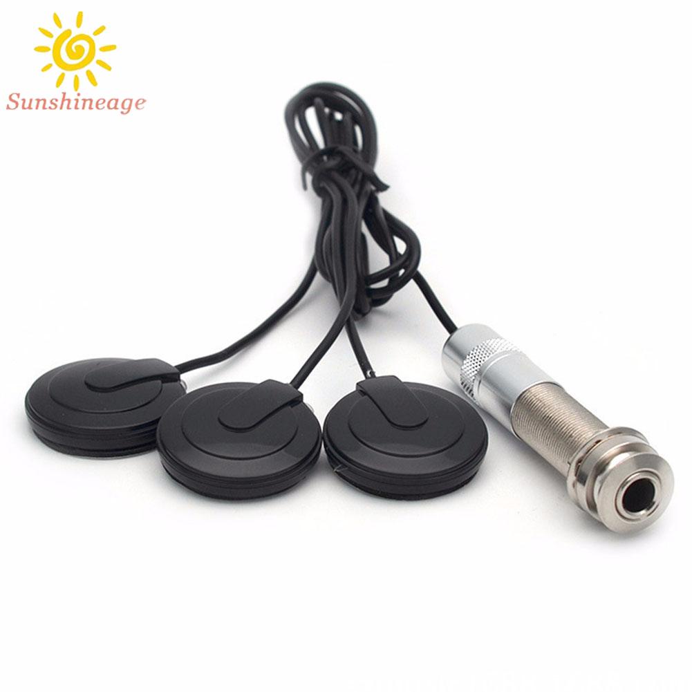Pickup Ba Piezo 6.35mm Cho Đàn Guitar, Violin, Mandolin