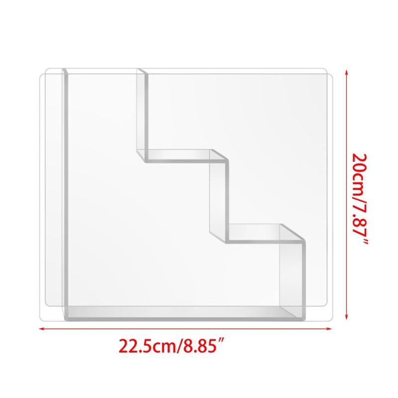 Lọ Hoa Thủy Canh Bằng Acrylic Trong Suốt Hình Thang Hiện Đại Trang Trí Nhà Cửa