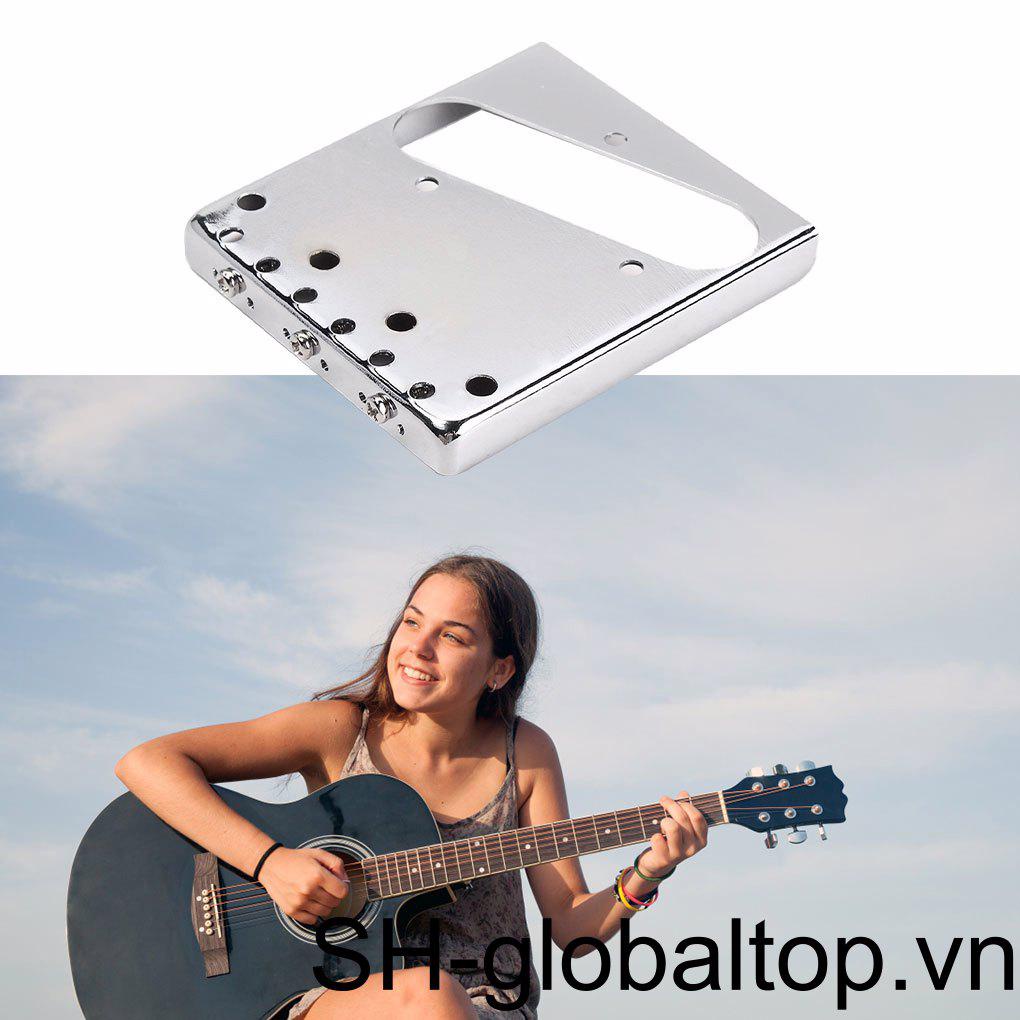 Ngựa Đàn Guitar Bằng Đồng Mạ Chrome Kèm Ốc Vít
