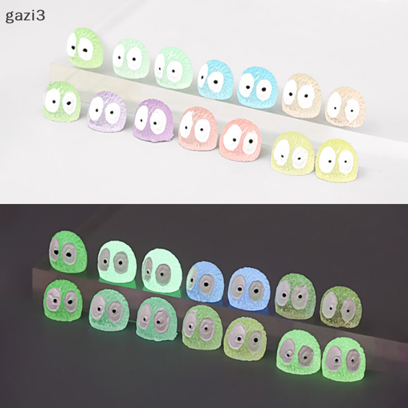 Set 10 Mô Hình Chậu Cây Phát Sáng Mini Trang Trí Sân Vườn