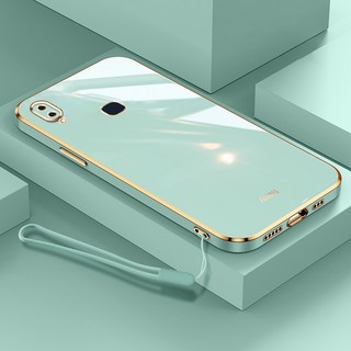 Ốp Điện Thoại Viền Vuông Mạ Màu Cho Vivo Y66 Y67 V5 Y71 Y71i Y81 Y83 Y85 V9