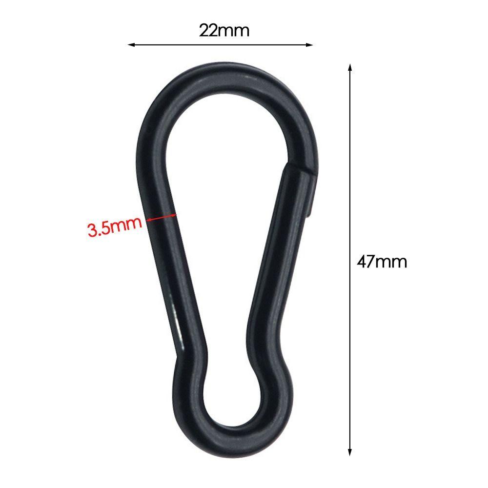 .Set 20 Móc Khóa Ba Lô Bằng Nhựa Nhiều Màu Sắc Dùng Khi Leo Núi / Chơi Thể Thao