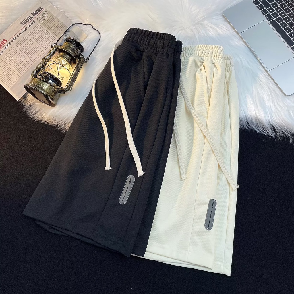 Quần Short Thể Thao Lưng Cao Kiểu Dây Rút Plus Size Phong Cách Mỹ Thời Trang Mùa Hè Cho Nam