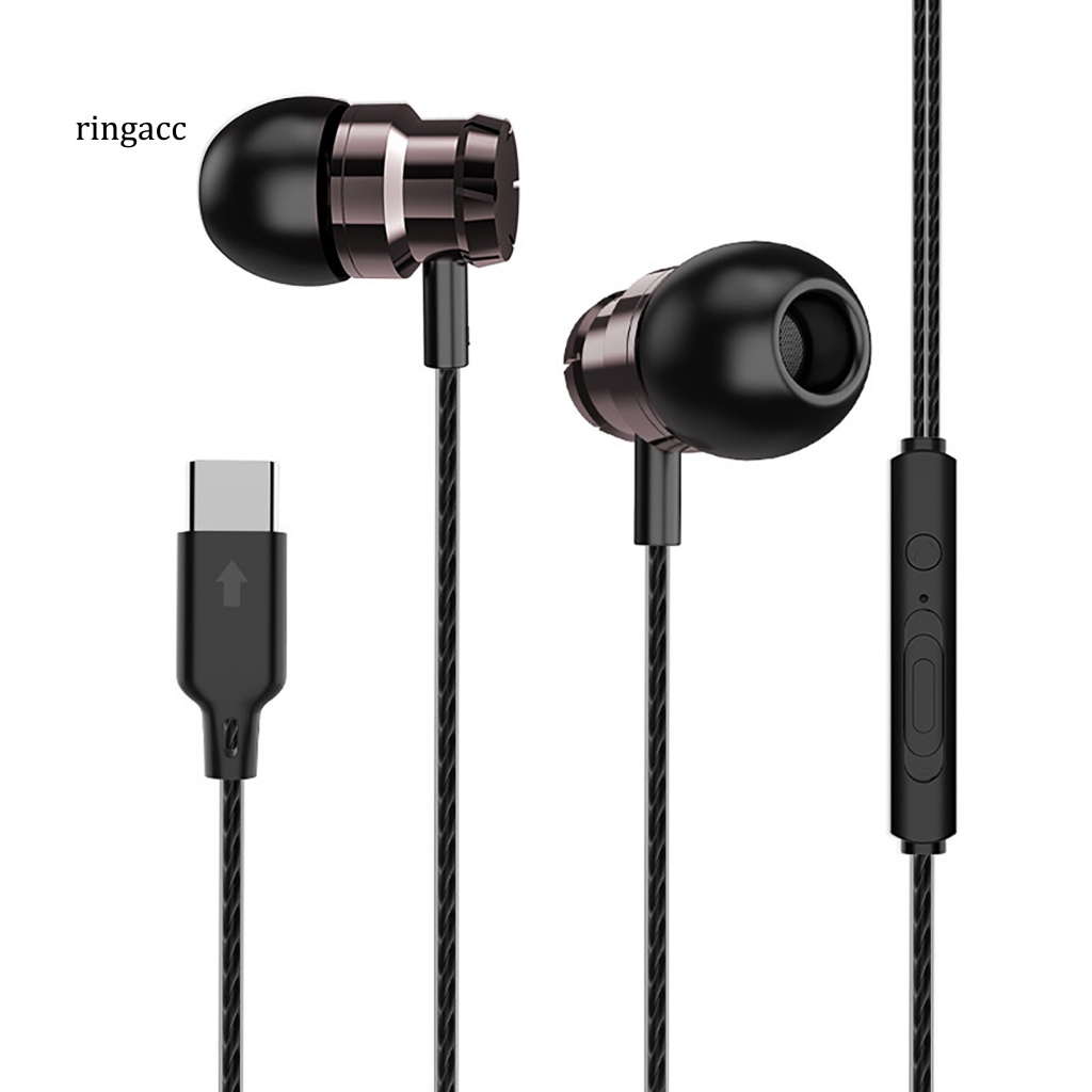 Tai Nghe Nhét Tai Có Dây Giảm Tiếng Ồn Kèm Mic Loại C Cho Điện Thoại Di Động