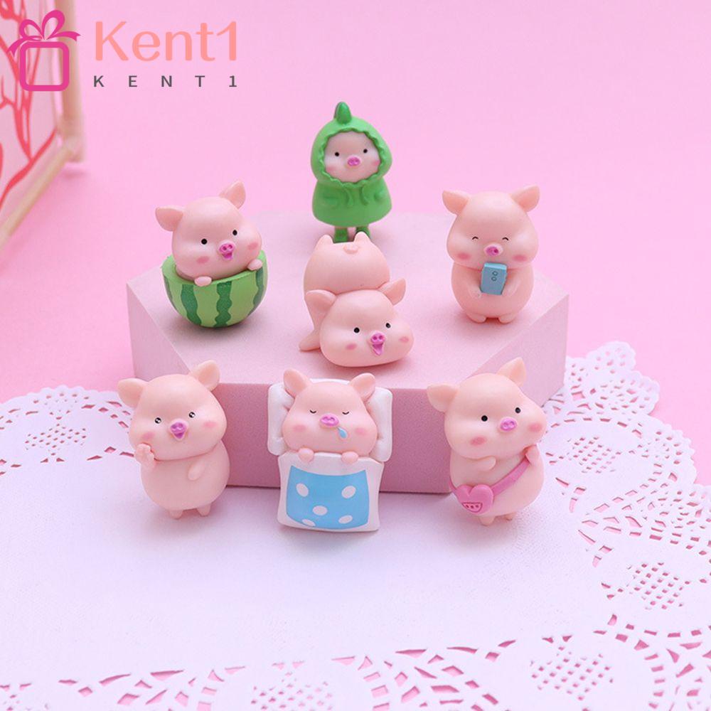 1 Tượng Heo Con Mini Trang Trí Đáng Yêu