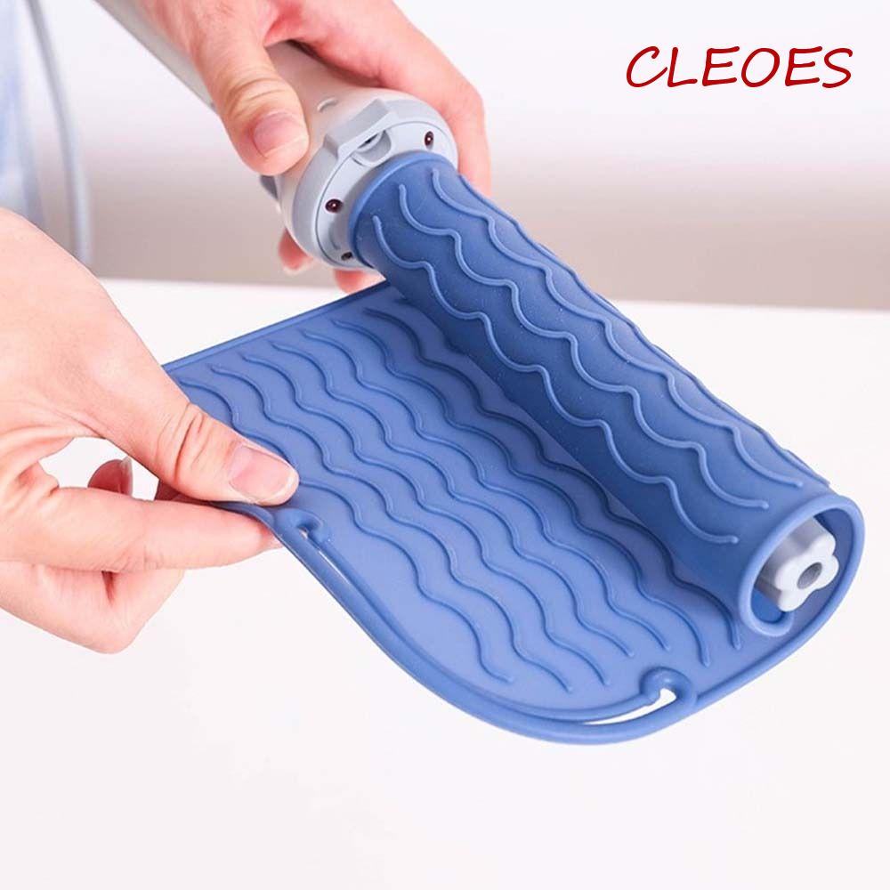 Thảm Silicone Chịu Nhiệt Chống Trượt Dùng Để Đựng Kẹp Uốn Tóc Tiện Lợi