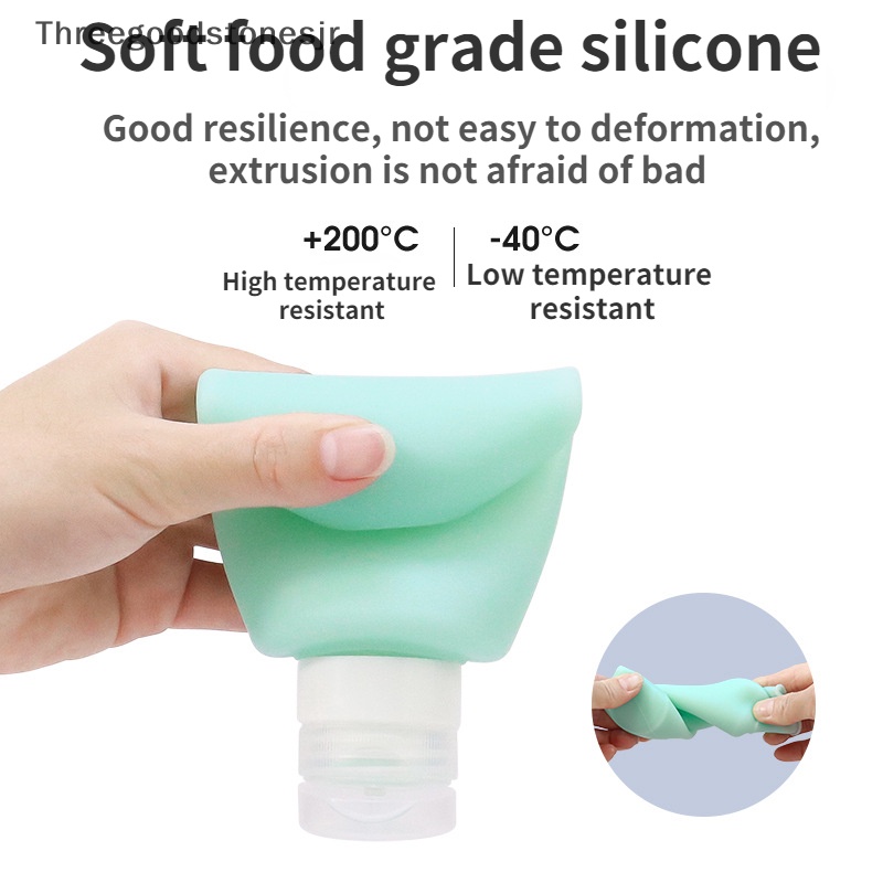 1 Chai Silicone Đựng Dầu Gội Dung Tích 200ml Tiện Lợi Khi Đi Du Lịch JR